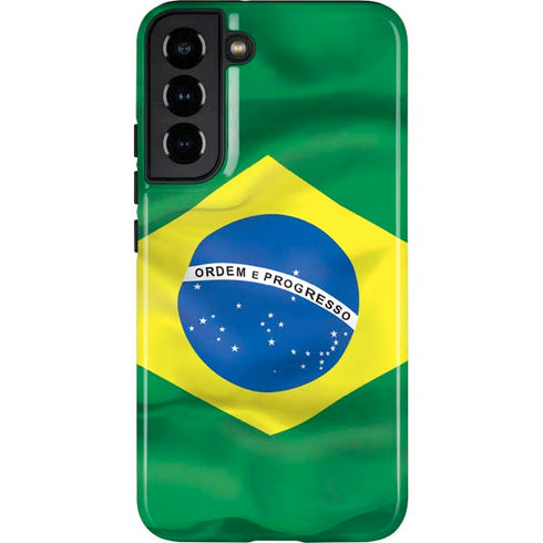 Brazil Flag Galaxy S22 Plus Pro Case